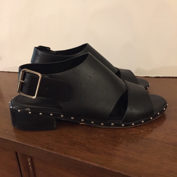 ⚡️2 for $20⚡️Truffle Black Sling Back Sandals - Picture 3 of 6